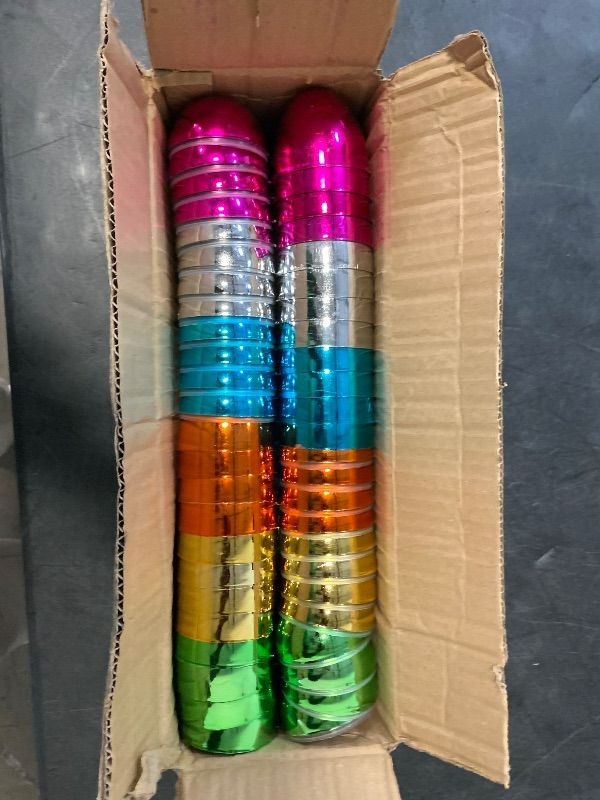 Photo 1 of TURNMEON 48 Pcs 3.1” Golden Easter Eggs Bulk Metallic Colorful Fillable Plastic Easter Eggs Empty for Egg Hunt Game Easter Basket Stuffers Party Favor Treats Fillers Class Prize Supplies