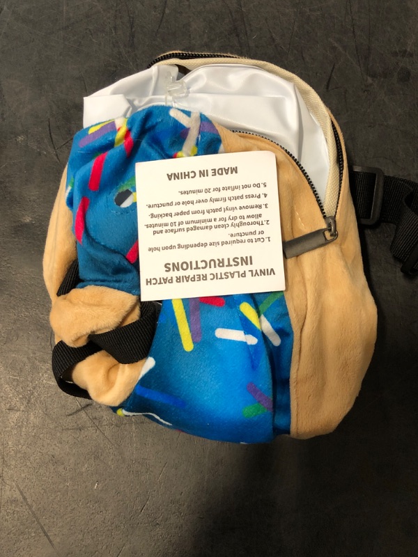 Photo 1 of Dog Donut Collar | Alternative to Traditional or Soft Dog Cones | Inflatable Post-Surgery Cone for Medium Dogs (Blue)