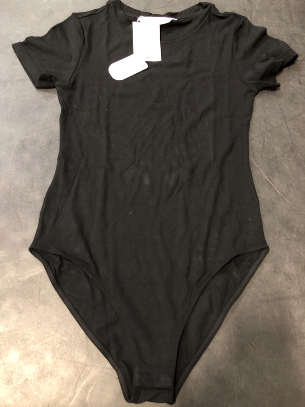 Photo 1 of Size S MANGOPOP Women's Round Neck Short Sleeve T Shirts Basic Bodysuits