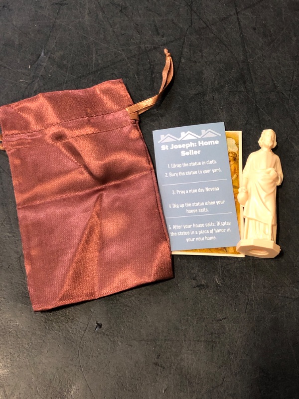 Photo 1 of Westmon Works Saint Joseph Complete Home Selling Kit with Instructions Holy Card and Burial Bag
