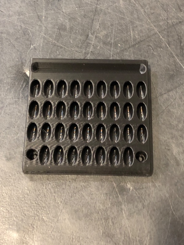 Photo 1 of Wall Mounted Drill Bit and Driver Organizer, Sleek Low Profile Design, Workshop Organization, Shop Owner tools, Holds 34 Drivers, Power Tool Gifts, Drill Accessory, Black, Made In Texas, 1 pc