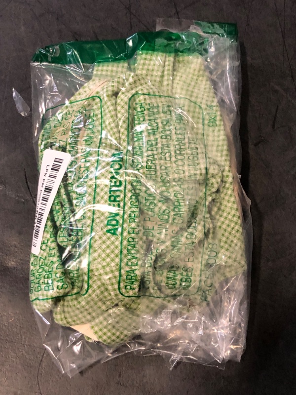 Photo 1 of Size M Seamoly Vintage Gingham Bowknot Decor Tied Back Underwire Bikini Set, Light Green, M