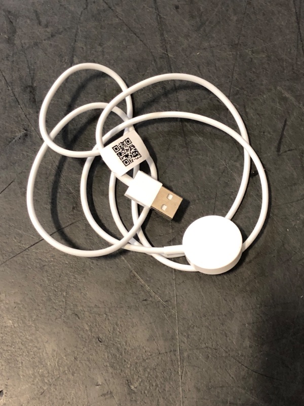 Photo 1 of Apple Watch Charger Magnetic Fast Charging Cable [Portable] Magnetic Wireless Charging Compatible with iWatch Series Ultra/10/9/8/7/6/SE/5/4/3/2-[3.3FT] White