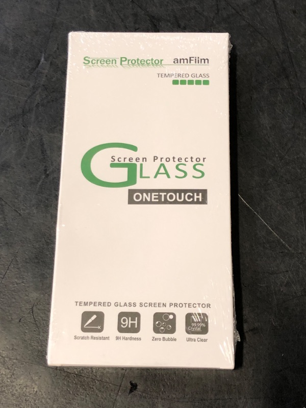 Photo 1 of amFilm Auto-Alignment OneTouch for iPhone 16 Pro Max [6.9''] Screen Protector + Camera Lens Protector, Tempered Glass, 30 seconds Installation, Bubble Free, Case Friendly, Anti-Scratch [2+2 Pack]
