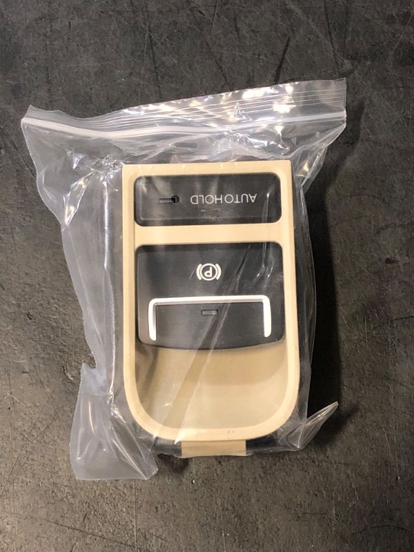 Photo 1 of X AUTOHAUX Car Hand Brake Button Parking Switch Electric Handbrake Switch for Volkswagen Tiguan 2009-2018 5N0927225A Beige