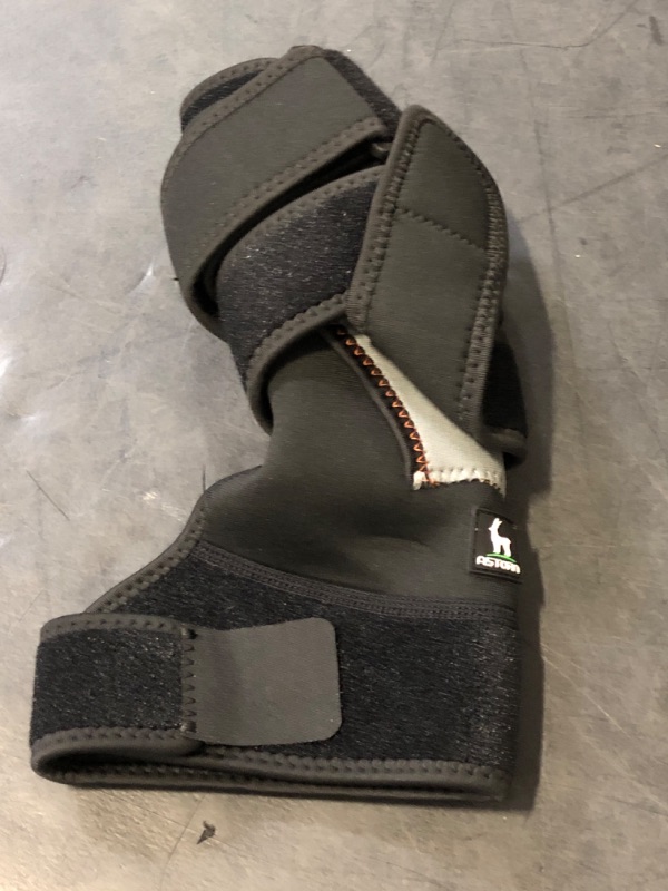 Photo 1 of Astorn Adjustable Shoulder Brace for Rotator Cuff and AC Joint Pain Relief - Compression Sleeve for Men and Women with Ice Pack Holder