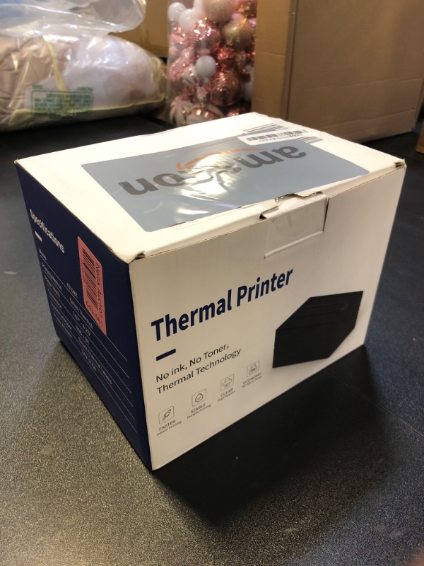 Photo 1 of Thermal Label Printer for Small Business, 4x6 Shipping Label Printer for Shipping Packages,Bluetooth thermal printer Support Windows Mac Android iPhone Used for Amazon Ebay Shopify Temu TK USPS