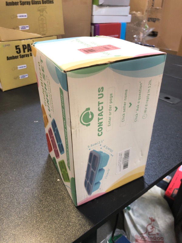 Photo 1 of GadgBlizza Bento Snack Box Containers, Meal Prep Lunch Box Containers Reusable for Kids, Stackable Bento Box Adult 6 Pack, Divided Food Storage Containers with Clear Lids, Sauce Container