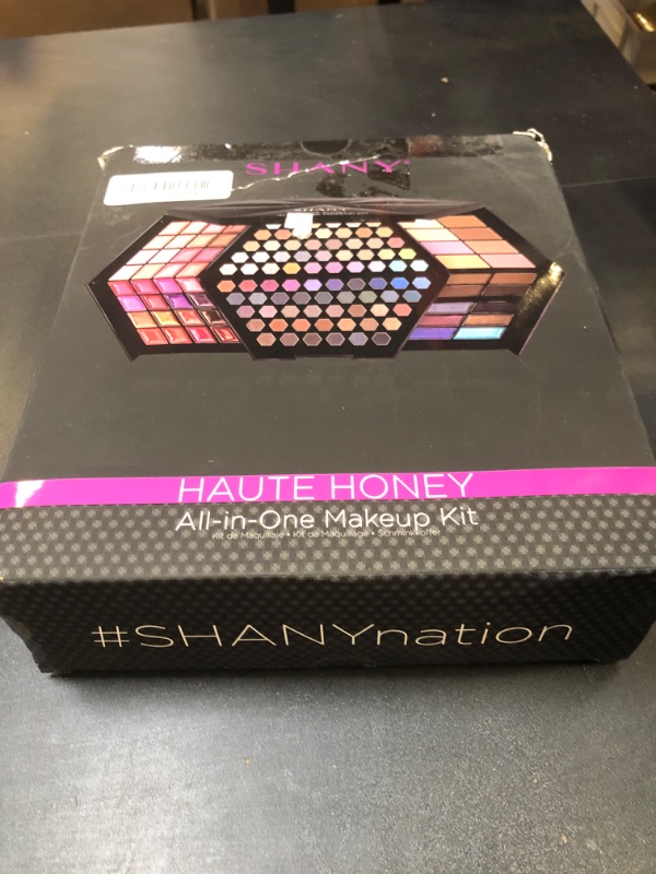 Photo 2 of SHANY Haute Honey Makeup Set - All-in-One Makeup Kit with 80 Eyeshadows, 32 Lip Colors, 6 Gel Eyeliners, 4 Face Powders, 4 Blushes, and 4 Eyebrow Powders