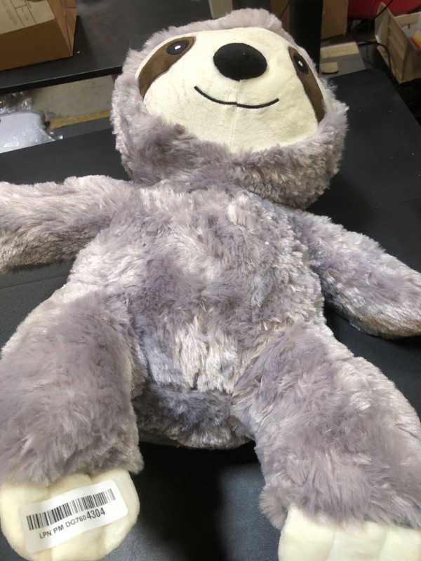 Photo 1 of WESOPAN Weighted Sloth, 5.5 Lbs Weighted Stuffed Animal for Anxiety, 24 inch Comforting Arms for Soothing Hugs Weighted Plushies Sloth Stuffed Animals for Adults Kids (Grey)