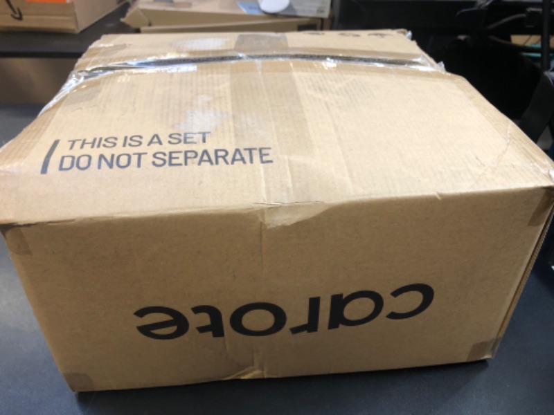 Photo 1 of CAROTE 23pcs Pots and Pans Set Non Stick, Cookware Sets, Kitchen Set, Oven/Dishwasher/Fridge Safe, Space Saving Pots Set, Nonstick Set with Versatile Detachable Handle, Induction RV Set, Cream