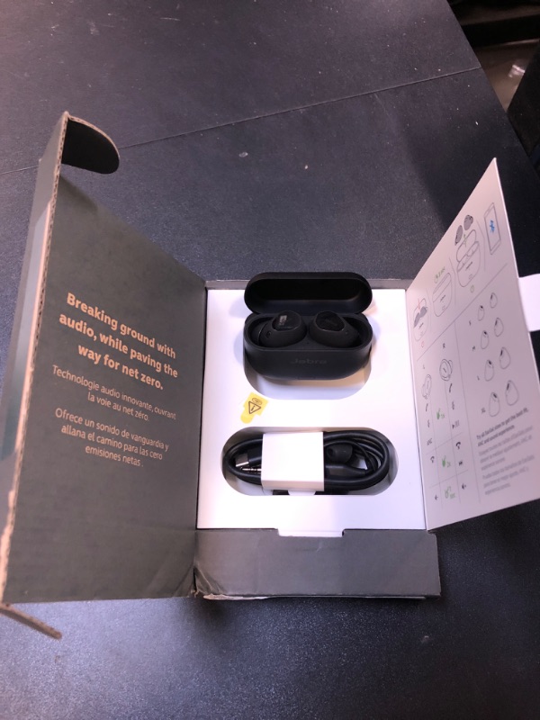 Photo 2 of Jabra Elite 10 Gen 2 Wireless Earbuds with Dolby Atmos Spatial Sound - Advanced Noise Cancelling, All Day Comfort for Work and Fitness, in-Ear Bluetooth Headphones with Smart Case - Gloss Black