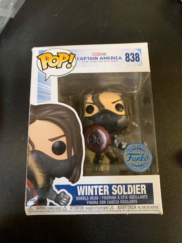 Photo 1 of Funko Pop! Marvel: Year of The Shield - The Winter Soldier, Amazon Exclusive