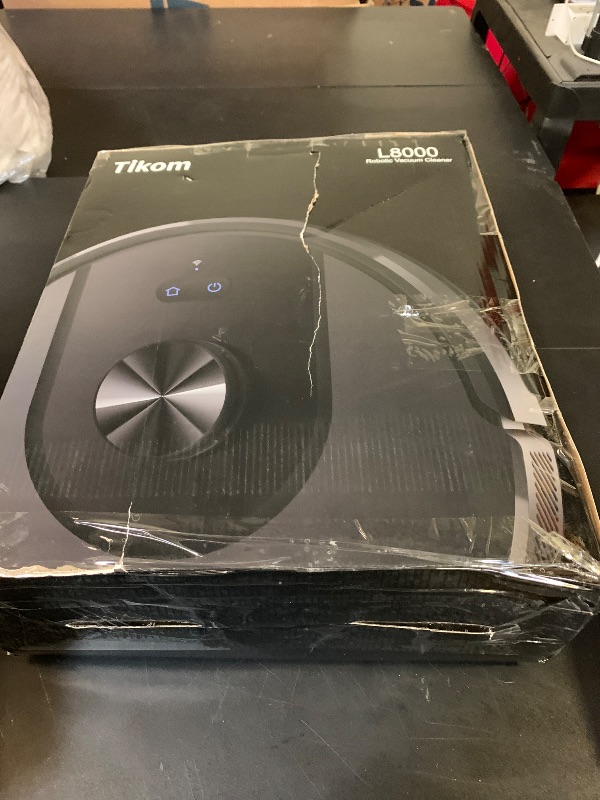 Photo 2 of Tikom Robot Vacuum and Mop, L8000 Laser LiDAR Navigation Robotic Vacuum, 3000Pa Suction, 150Mins Max, 45dB, 14 No-Go Zones, 20 Virtual Walls, Self-Charging, Good for Pet Hair, Carpet, Hard Floor