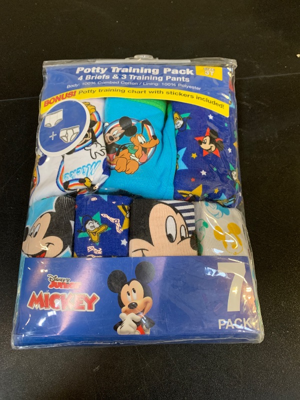 Disney Boys Mickey Mouse Pants Starter Kit With Stickers & Tracking ...