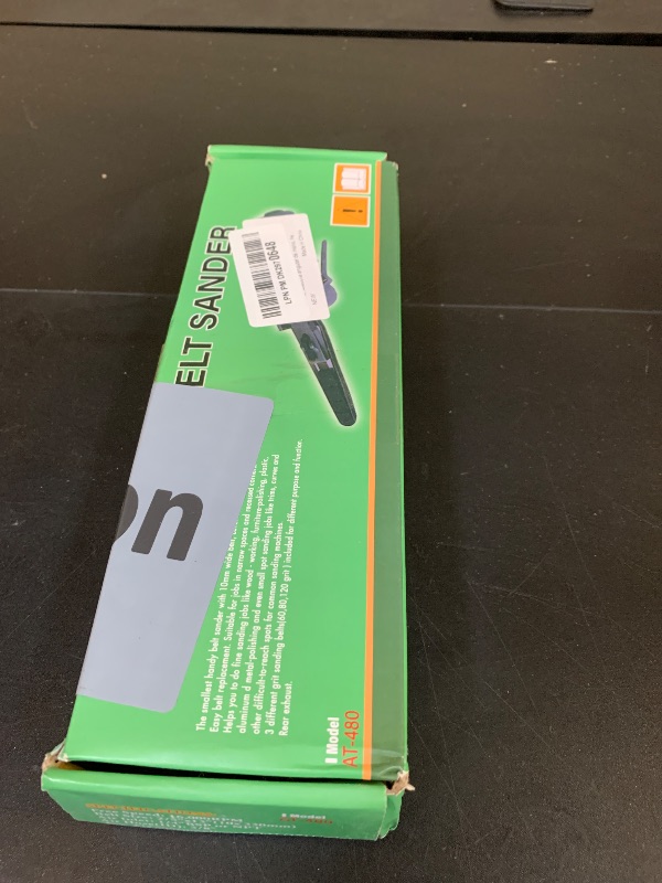 Photo 1 of Mini Handheld Angle Grinder Industrial Pneumatic Tool Mini Air Belt Sander suitable for Spot Welding Parts Grinding, Burr Removal, Chamfering and Coating Film Removal Operations