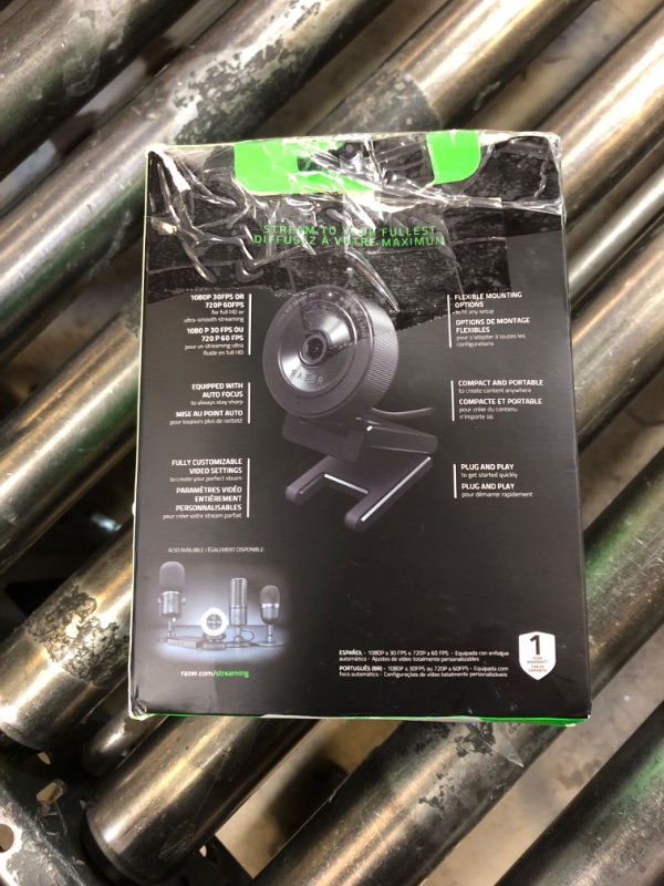 Photo 2 of Razer Kiyo X Full HD Streaming Webcam: 1080p 30FPS or 720p 60FPS - Auto Focus - Fully Customizable Settings - Flexible Mounting Options - Works with Zoom/Teams/Skype Conferencing Video Calling