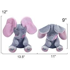 Photo 1 of Dimple Animated Plush Singing Kaia Elephant with Peek-a-boo Interactive Feature
