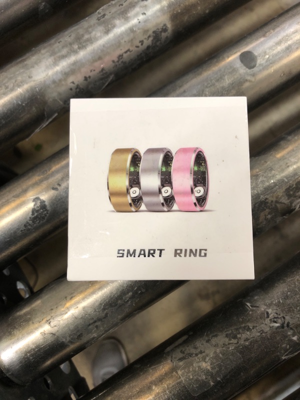 Photo 2 of Smart Ring, Topss Fitness Tracking Smart Ring with Calories/Heart Rate/Blood Oxygen/Sleep Monitoring, IP68 Waterproof, No APP Subscription, Compatible with iOS/Android (Rose Gold,8#)