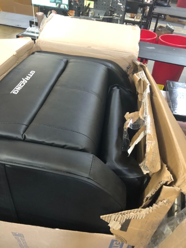 Photo 1 of GTRACING Gaming Recliner Chair with Bluetooth Speakers Racing Style Single Gaming Sofa Modern Living Room Recliners Ergonomic Comfortable Massage Home Theater Seating, Black