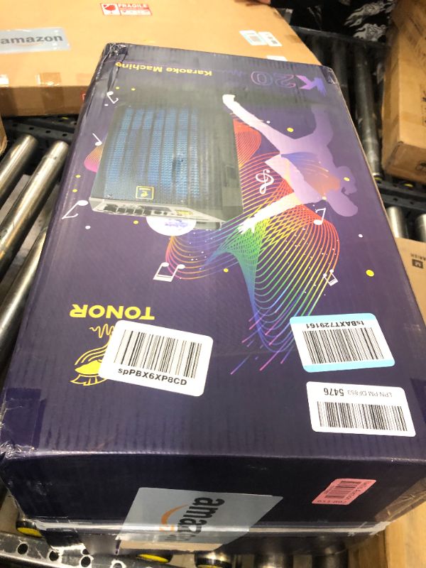 Photo 1 of Wireless Karaoke Machine for Adults, TONOR PA System Portable Bluetooth Singing Speaker with Dual Wireless Microphones Microfono, Disco Ball for Home Karaoke, Party, Class and Church K20