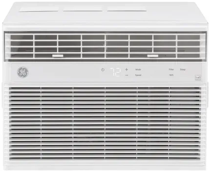 Photo 1 of Smart Window Air Conditioner with 3 Cooling Speed, Electronic Control, On/Off Timer, and Rooms up to 550 sq. ft. Cooling Area: 12,000 BTU
