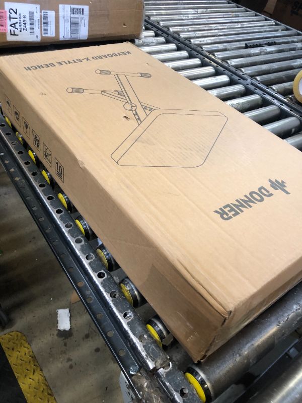 Photo 1 of Donner Piano Bench, Adjustable Keyboard Bench Portable Stool Collapsible Chair Foldable Seat X-Style, 2.4 Inch Thickness High-Density Sponge Padded, Non-Skid Design, Black