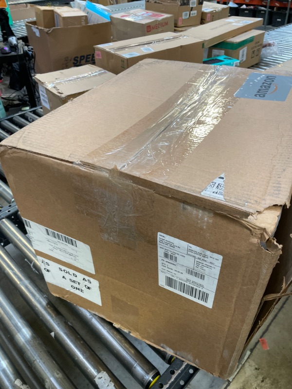 Photo 1 of Rubbermaid Cleverstore 74 Quart Latching Plastic Storage Containers with Lids for Office and Home Organization, Clear (4 Pack)