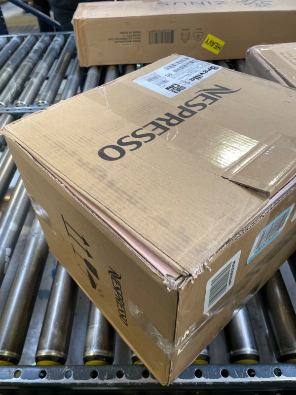 Photo 1 of Nespresso Limited-Edition Vertuo Pop+ Coffee and Espresso Maker by Breville, Matte Black Gold