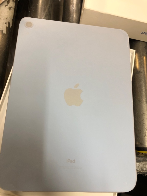 Photo 3 of Apple iPad (10th Generation): with A14 Bionic chip, 10.9-inch Liquid Retina Display, 64GB, Wi-Fi 6, 12MP front/12MP Back Camera, Touch ID, All-Day Battery Life – Blue