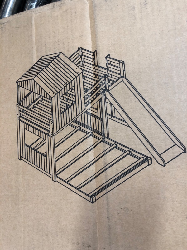 Photo 1 of  BED HOUSE WITH SLIDER - PARTS PARTS PARTS - BOX 3 OF 3 