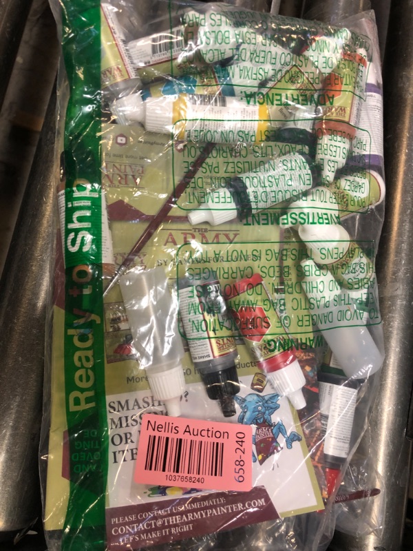 Photo 1 of Wargames Delivered Starter Set Miniature Painting Kit - Miniature Painting - Acrylic Model Paint Set for Plastic Minis 18 Acrylic Paints, 2 Brushes, Mixing Balls & Bottles by The Army Painter