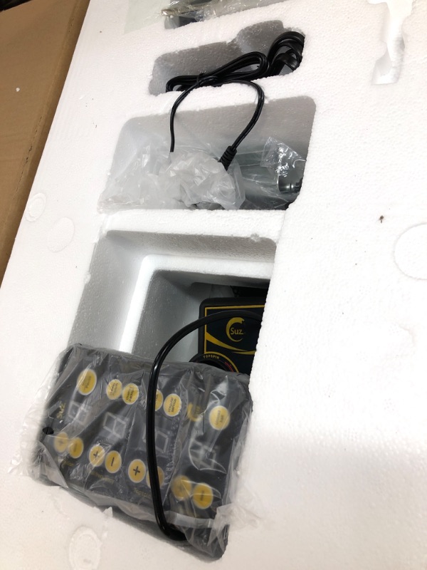 Photo 1 of Suz Table Tennis Robot with Net Ping Pong Ball Machine S201 Automatic Table Tennis Machine for Training with 40mm+ Table Tennis Balls