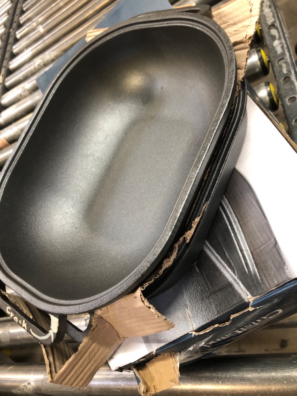 Photo 1 of Cuisiland Large Heavy Duty Pre-seasoned Cast Iron Bread & Loaf Pan - A perfect way for baking