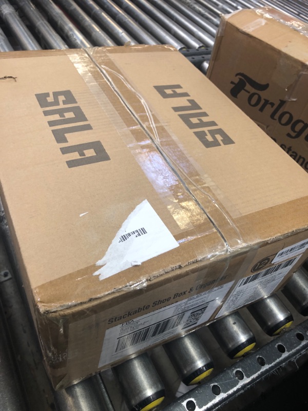 Photo 1 of SALA X-Large 12 Shoe Boxes Clear Plastic Stackable, Shoe Storage Box Shoe Rack with Magnetic Door, Fit up to Size 13, Shoe Organizer Shoe Display Case for Closet, Shoe Containers Bins for Entryway