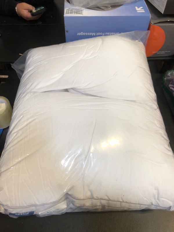 Photo 2 of Beckham Hotel Collection Bed Pillows Standard / Queen Size Set of 2 - Down Alternative Bedding Gel Cooling Pillow for Back, Stomach or Side Sleepers