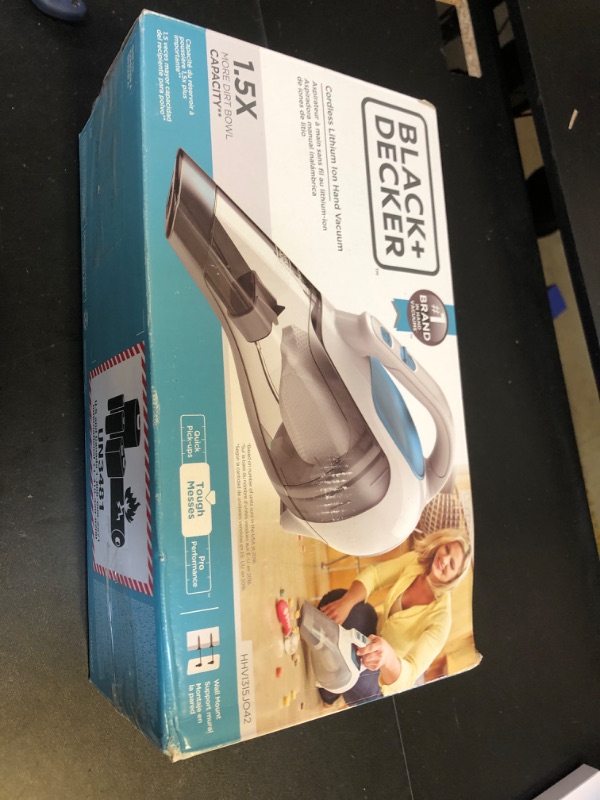 Photo 2 of BLACK+DECKER dustbuster Cordless Handheld Vacuum, Home and Car Vacuum (HHVI315JO42)