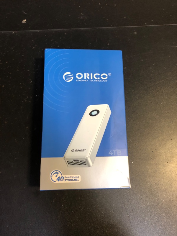 Photo 2 of ORICO 4TB Portable SSD for 3700MB/s, RGB External Solid State Drive with 40Gbps 2 in 1 USB C Cable, Built-in Cooling Fan, Compatible with Thunderbolt 4/3, USB 4.0, PSSD - R3700