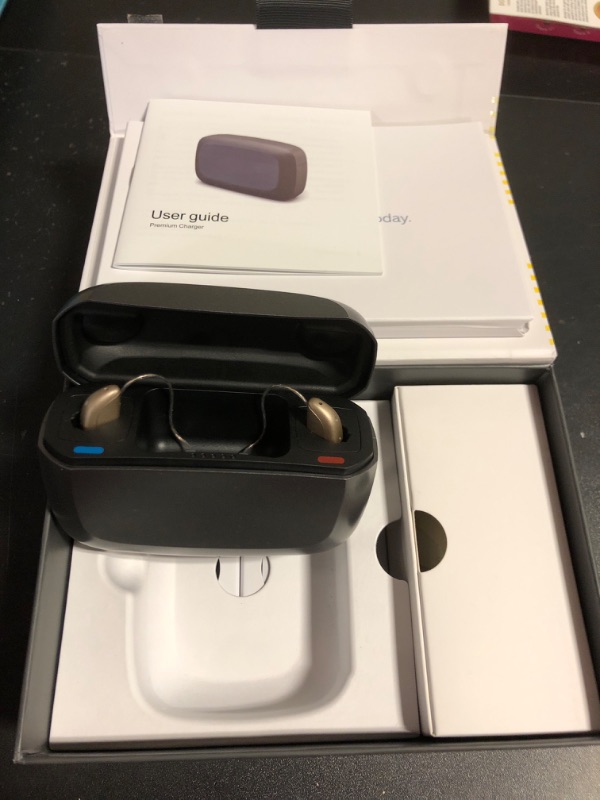 Photo 3 of Jabra Enhance Select 500 OTC Hearing Aids, Audiology Team Care Included, Bluetooth LE Audio & Bluetooth Streaming for Calls, Music, Media (iOS/Android), Nearly Invisible & Comfortable - Gold