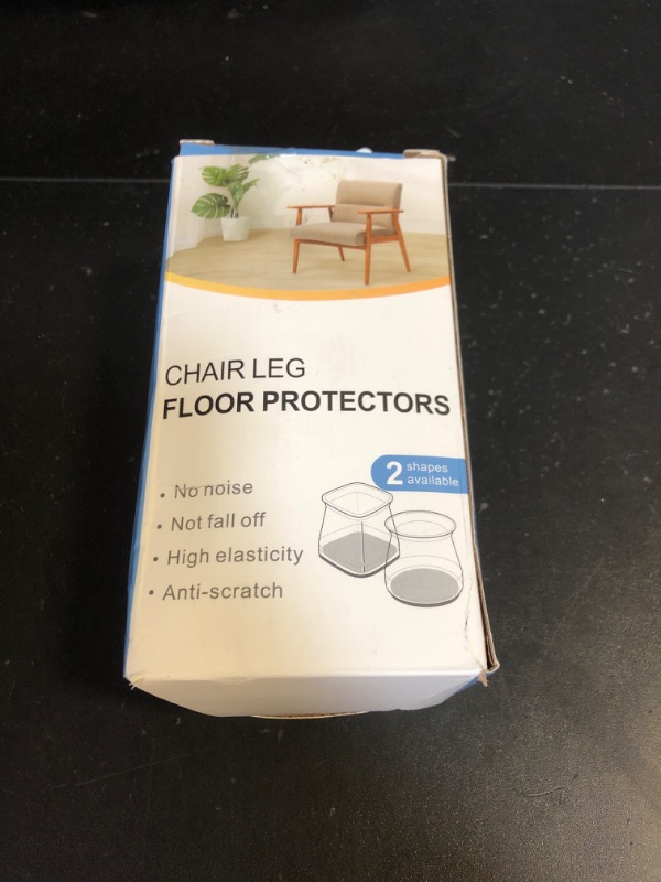 Photo 2 of 32 Pcs Chair Leg Protectors for Hardwood Floors, Silicone Felt Furniture Leg Cover Pad for Protecting Floors from Scratches and Noise, Smooth Moving for Chair Feet(Large fit : 1.3'' - 2'')