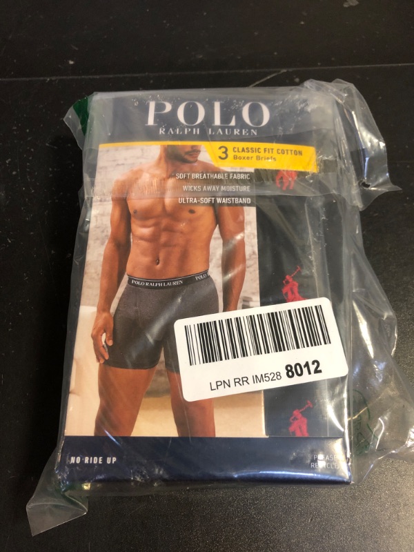 Photo 2 of POLO RALPH LAUREN Classic Fit w/Wicking 3-Pack Boxer Briefs 3 Black/Rl2000 Red Pp MD