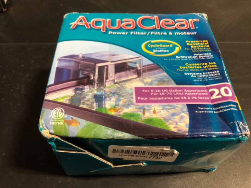 Photo 2 of AquaClear 20 Power Filter, Fish Tank Filter for 5- to 20-Gallon Aquariums