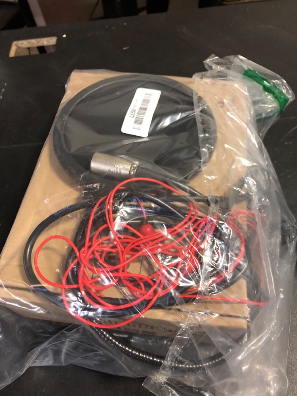 Photo 1 of Podcast Equipment Bundle, 48V Condenser Microphone Bundle with 3 Custom Sound Effect Buttons, Podcast Microphone Recording Studio Package for Podcasting Live Streaming Singing PC Mobile TikTok YouTube