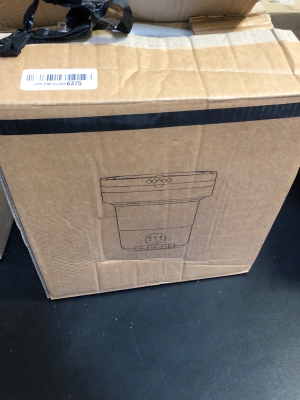 Photo 1 of Portable Washing Machine, 13L Large Capacity Laundry Washer Cleaning for Underwear, Baby Clothes, Shirts,Small Delicates. Foldable Mini Washer and Dryer Combo for Apartment,Hotel,Camp,RV,Travel(Green)