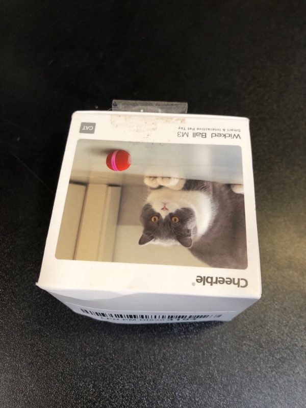 Photo 1 of Cheerble ?2025 Upgrade? Interactive Cat Ball Toy, Wicked Ball M3, Automatic Moving Ball Toy for Indoor Cat Kitten, Smart Anti-Depression Pet Toy Fun Gift with Light