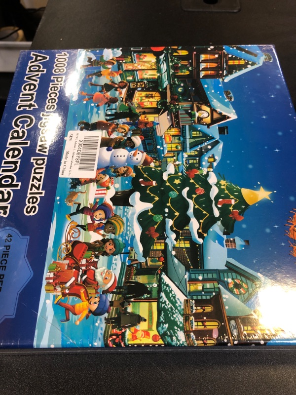 Photo 2 of Puzzle advent calendar 2024 Christmas Puzzle, 1008 Pieces Jigsaw Puzzle for Adults and Kids advent calendar puzzle?advent calendar puzzle