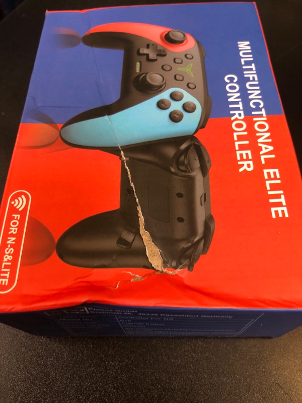 Photo 1 of Wireless Switch Controller for Nintendo Switch/Lite/OLED Controller, Switch Controller with a Mouse Touch Feeling on Back Buttons, Extra Switch Pro Controller with Wake-up,Programmable, Turbo Function