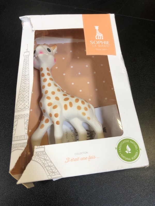 Photo 2 of Sophie la girafe | Handcrafted for 60 Years in France | Natural Rubber | Designed for Teething Babies | Awaken All 5 Senses | Easy to Clean