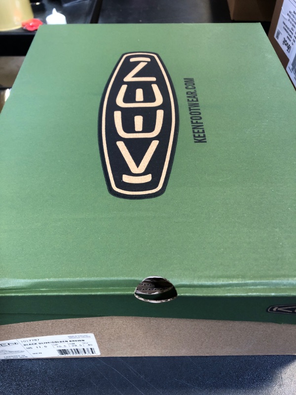 Photo 1 of KEEN Men's Targhee 3 Mid Height Waterproof Hiking Boots, Black Olive/Golden Brown, 11.5