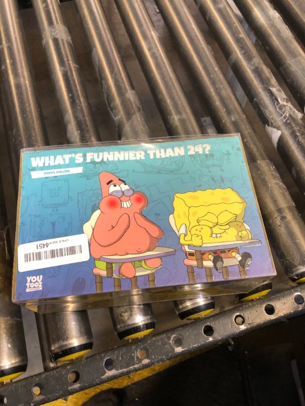 Photo 2 of Youtooz Whats Funnier Than 24, 4" inch Vinyl Figure, Collectible Spongebob and Patrick from Funny Internet Meme What's Funnier Than 24 by Youtooz Spongebob Squarepants Collection